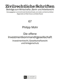 Die offene Investmentkommanditgesellschaft