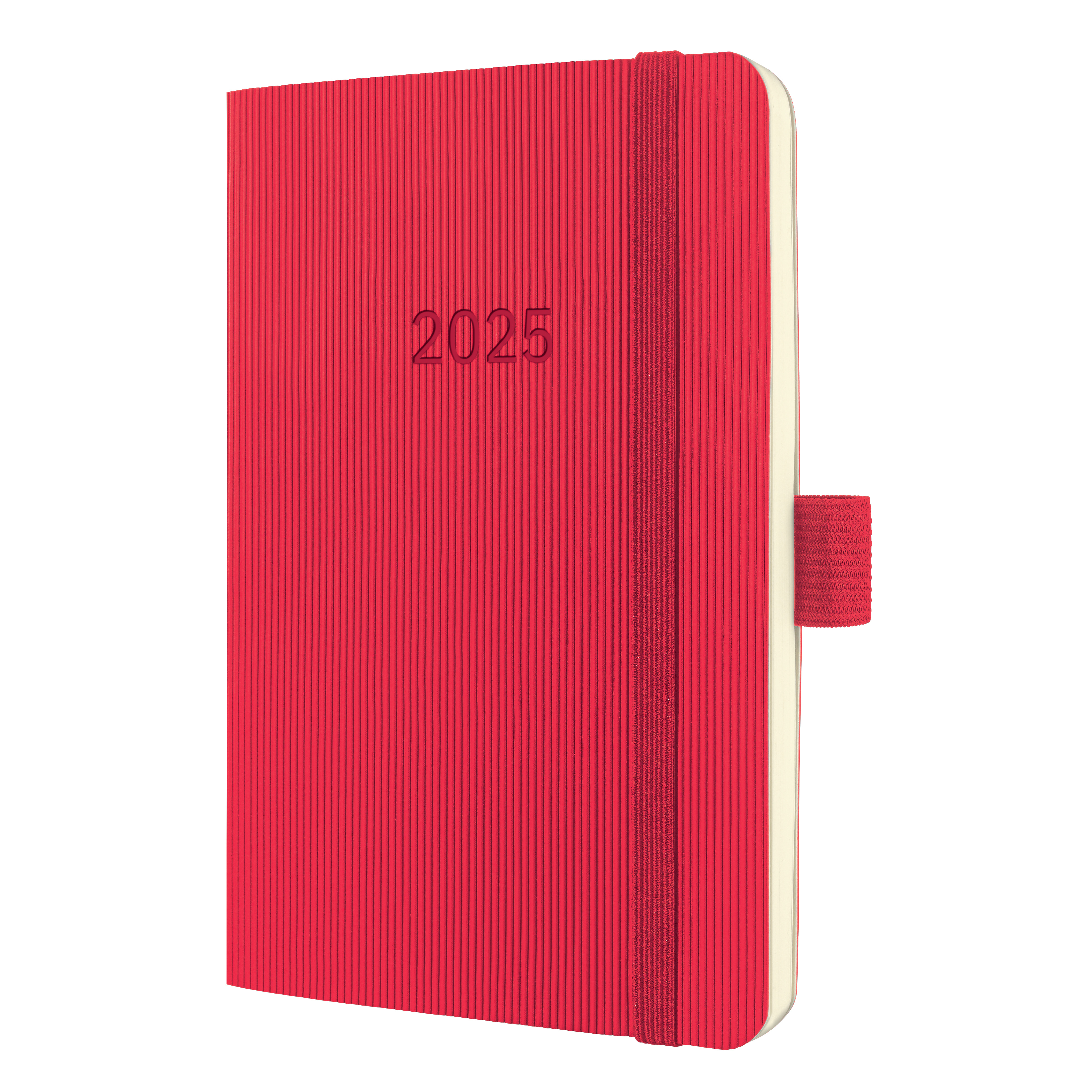 SIGEL C2535 Wochenkalender Conceptum 2025 , ca. A6, rot