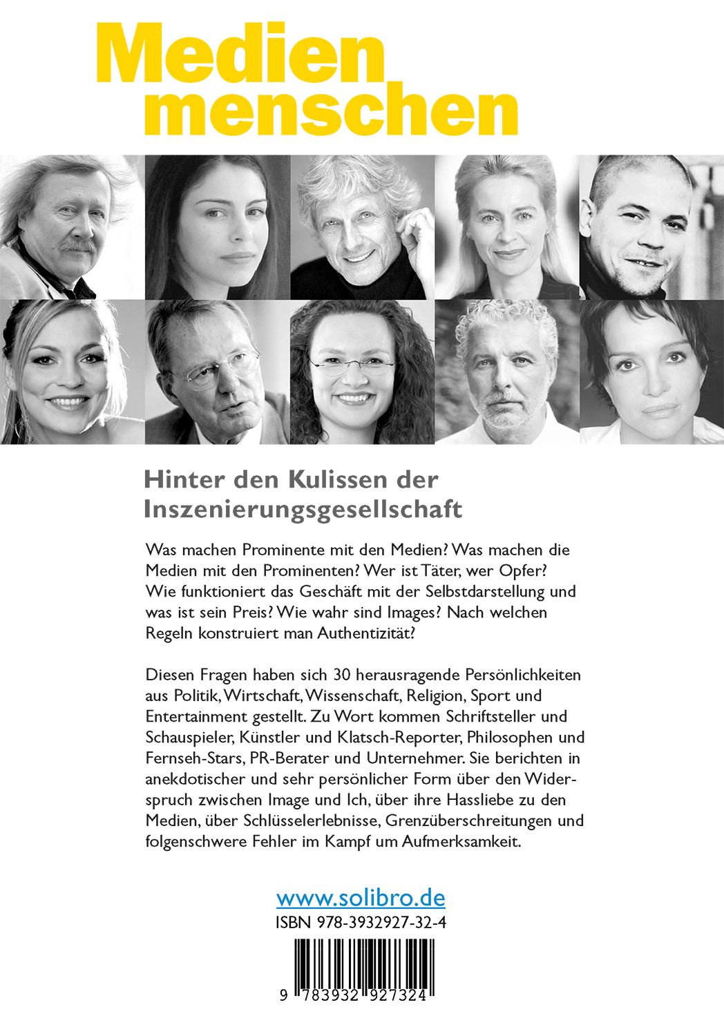 Rückseitencover Medienmenschen