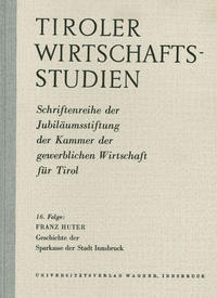 Geschichte der Sparkasse der Stadt Innsbruck