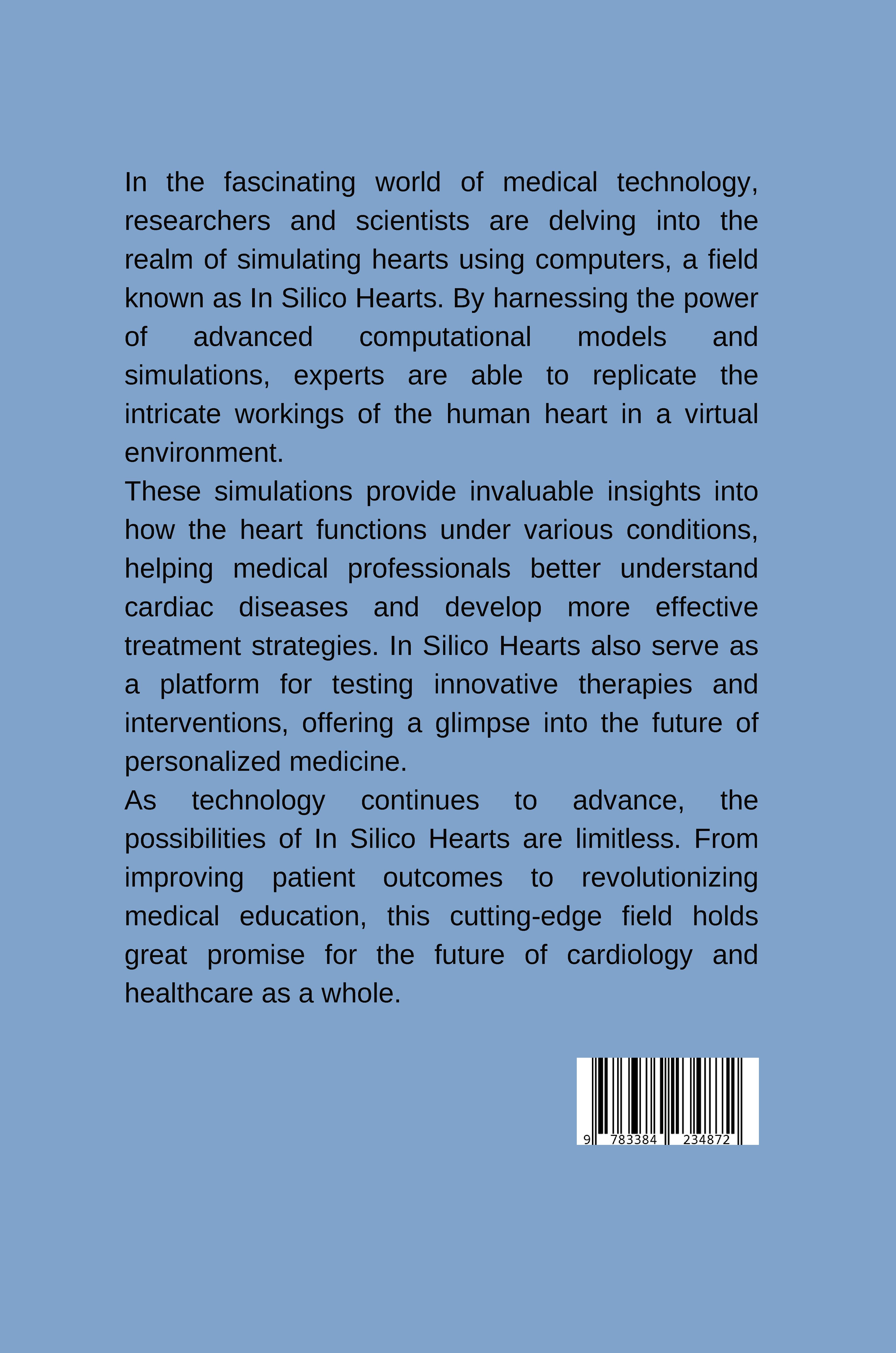 Rückseitencover In Silico Hearts: Simulating Hearts with Computers