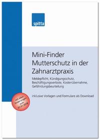 Vorderes Coverbild Mini-Finder Mutterschutz in der Zahnarztpraxis
