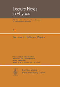 Lectures in Statistical Physics