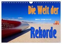 Die Welt der Rekorde - Bonneville Speedway (Wandkalender 2025 DIN A4 quer), CALVENDO Monatskalender