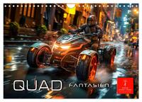 Quad Fantasien (Wandkalender 2025 DIN A4 quer), CALVENDO Monatskalender