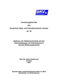 Einfluss von Kältemaschinenöl auf den Wärmeübergang von Kohlendioxid in kleinen Strömungskanälen
