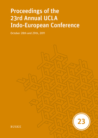 Proceedings of the 23rd Annual UCLA Indo-European Conference