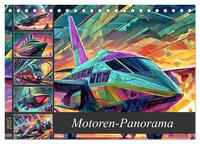 Motoren-Panorama (Tischkalender 2025 DIN A5 quer), CALVENDO Monatskalender