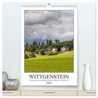 Wittgenstein – Eine Region mit beeindruckend schöner Landschaft (hochwertiger Premium Wandkalender 2025 DIN A2 hoch), Kunstdruck in Hochglanz
