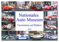 Nationales Auto Museum, Faszination auf Rädern (Tischkalender 2026 DIN A5 quer), CALVENDO Monatskalender