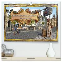 Steampunk Urban - Dampfwelten (hochwertiger Premium Wandkalender 2025 DIN A2 quer), Kunstdruck in Hochglanz