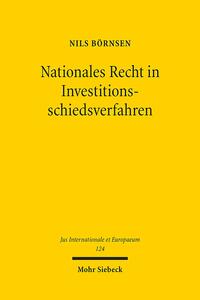Nationales Recht in Investitionsschiedsverfahren