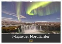 Magie der Nordlichter Islands (Wandkalender 2026 DIN A2 quer), CALVENDO Monatskalender