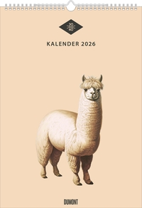 Wandkalender »Menagerie« 2026 – Historische Tier- und -Pflanzen-Zeichnungen modern interpretiert – Von 30x40 – 29,7 x 42 cm – Mit Spiralbindung