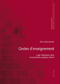 Vorderes Coverbild Gestes d’enseignement