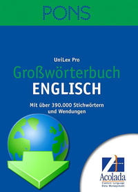 PONS Großwörterbuch Englisch Deutsch-Englisch / Englisch-Deutsch