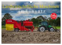 Vorderes Coverbild Landwirtschaftliche Maschinen im Einsatz (Wandkalender 2025 DIN A3 quer), CALVENDO Monatskalender