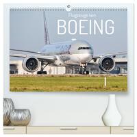 Flugzeuge von Boeing (hochwertiger Premium Wandkalender 2025 DIN A2 quer), Kunstdruck in Hochglanz