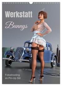 Werkstatt Bunnys (Wandkalender 2026 DIN A3 hoch), CALVENDO Monatskalender