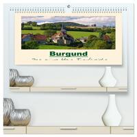 Burgund - Das grüne Herz Frankreichs (hochwertiger Premium Wandkalender 2026 DIN A2 quer), Kunstdruck in Hochglanz