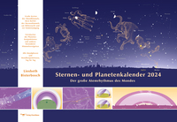 Vorderes Coverbild Sternen- und Planetenkalender 2024
