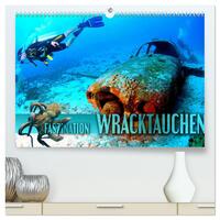 Faszination Wracktauchen (hochwertiger Premium Wandkalender 2026 DIN A2 quer), Kunstdruck in Hochglanz