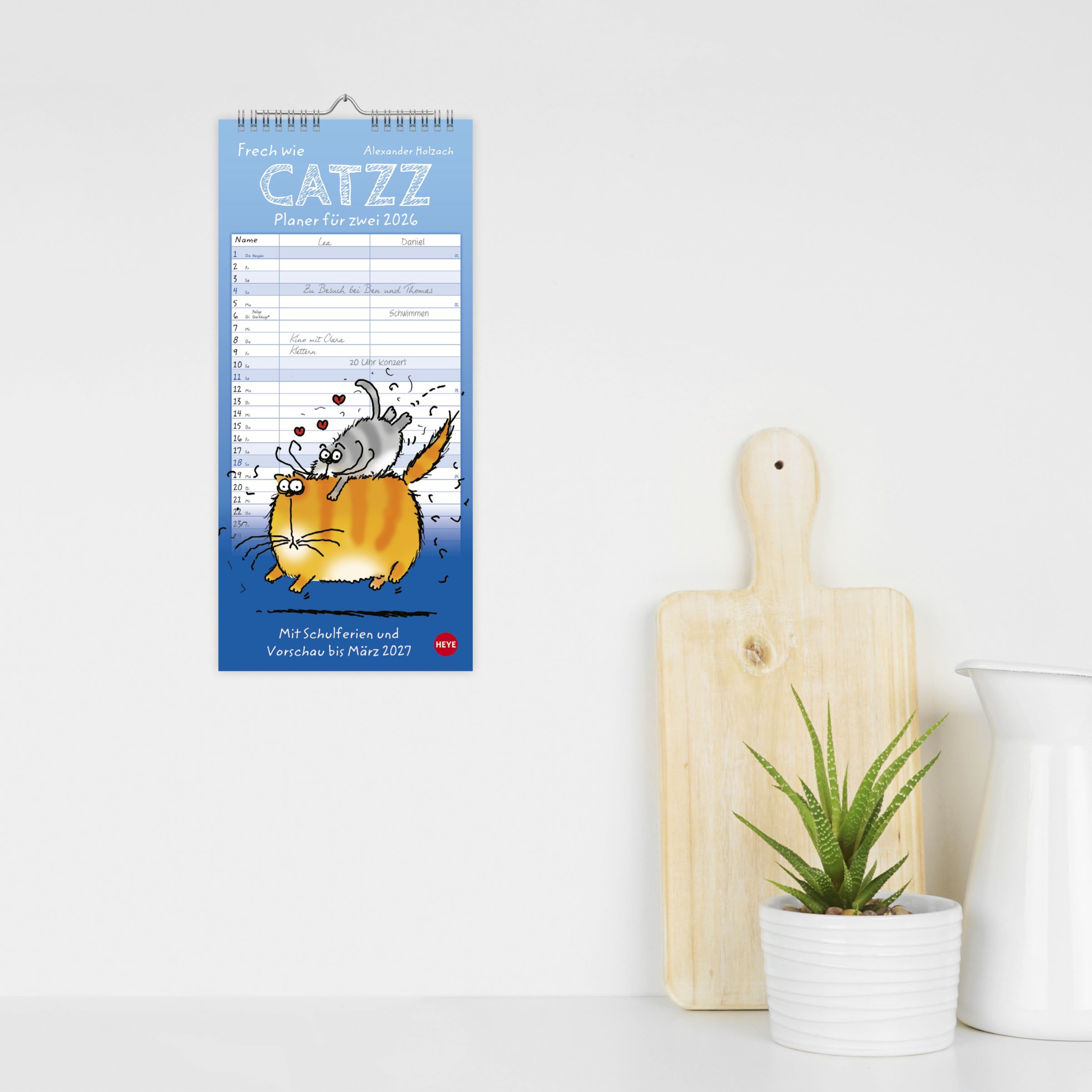 Catzz Planer für zwei 2026