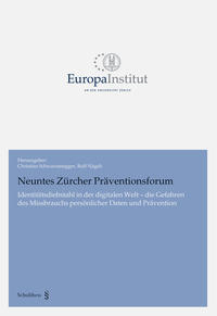 Vorderes Coverbild Neuntes Zürcher Präventionsforum