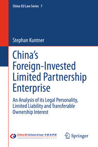 Vorderes Coverbild China’s Foreign-Invested Limited Partnership Enterprise