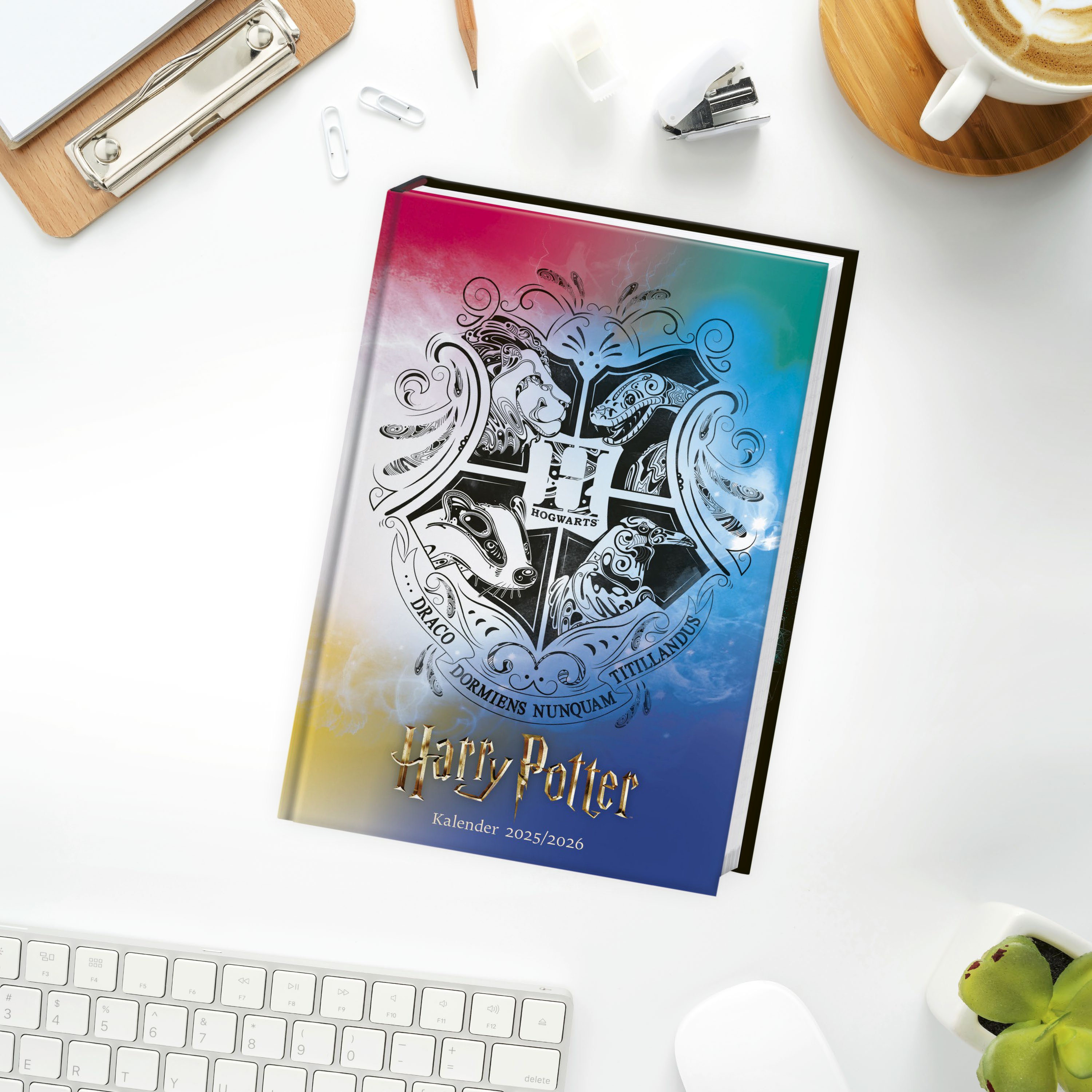 Harry Potter Hogwarts Schülerkalender A5 2026 - 17 Monate ab August 2025