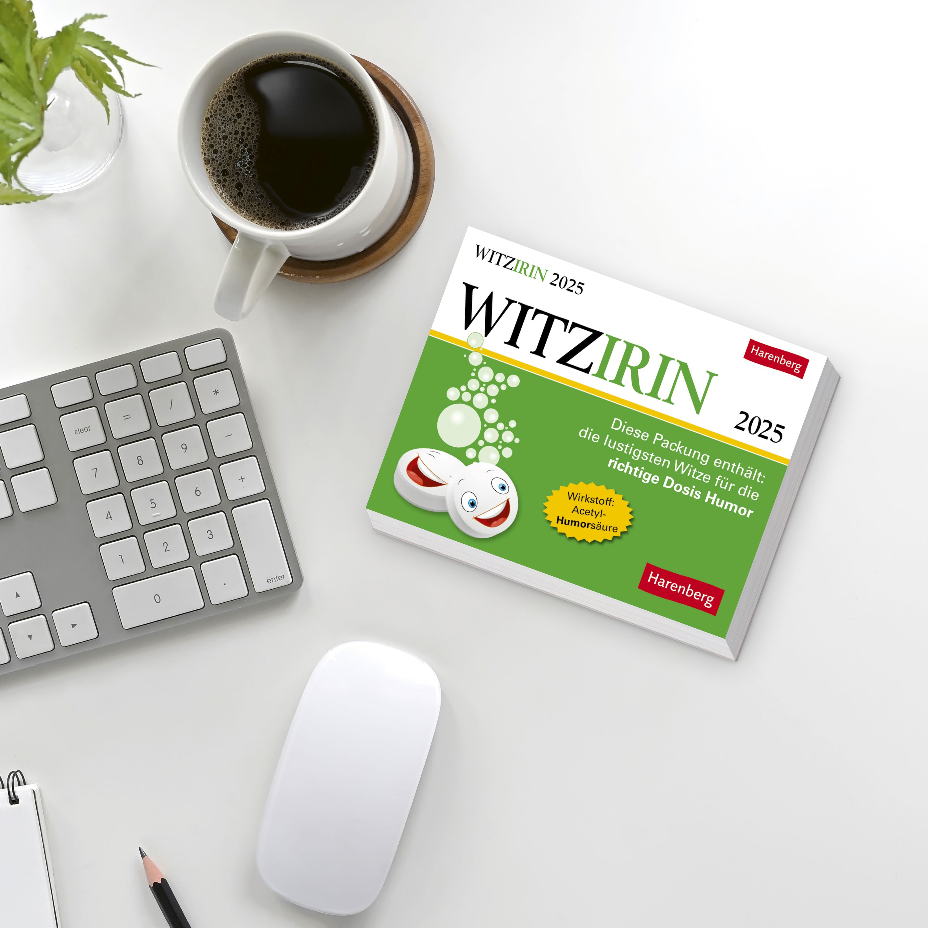 Witzirin Tagesabreißkalender 2025 - Diese Packung enthält: die lustigsten Witze für die tägliche Dosis Humor