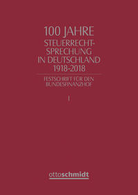 Vorderes Coverbild 100 Jahre Steuerrechtsprechung in Deutschland