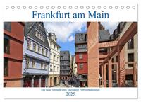 Vorderes Coverbild Frankfurt am Main die neue Altstadt vom Taxifahrer Petrus Bodenstaff (Tischkalender 2025 DIN A5 quer), CALVENDO Monatskalender