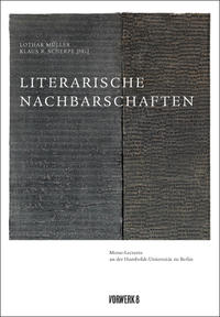 Vorderes Coverbild Literarische Nachbarschaften