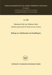 Beitrag zur Arbeitsweise von Sandslingern