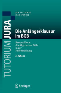 Vorderes Coverbild Die Anfängerklausur im BGB