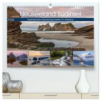 Neuseeland Südinsel - Spektakuläre Naturlandschaften im Kiwiland (hochwertiger Premium Wandkalender 2026 DIN A2 quer), Kunstdruck in Hochglanz