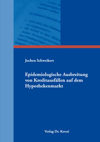 Epidemiologische Ausbreitung von Kreditausfällen auf dem Hypothekenmarkt