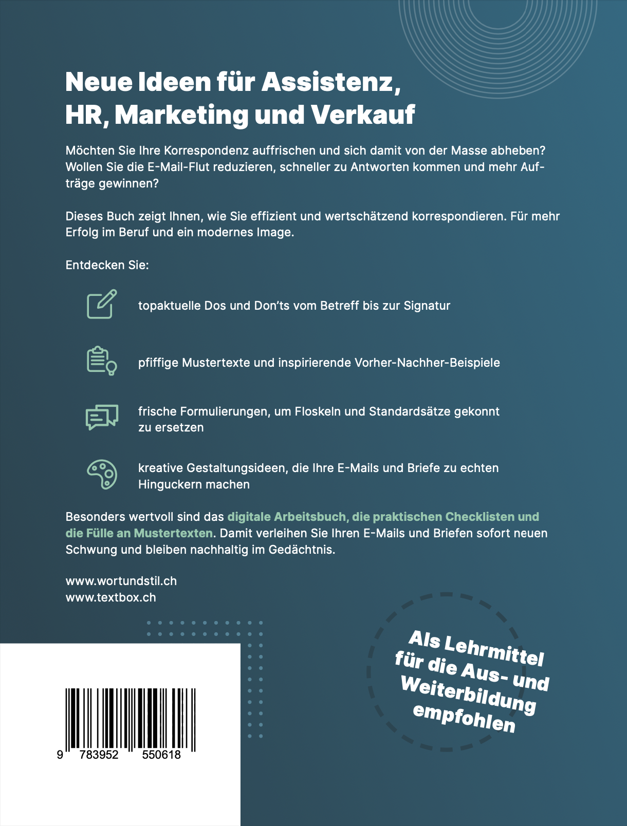 Rückseitencover Frischer Wind für E-Mails und Briefe: Wie Sie mit Ihrer geschäftlichen Korrespondenz positiv auffallen und das Image verbessern