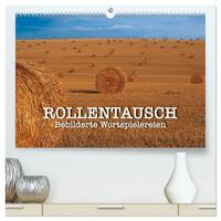 Rollentausch – Bebilderte Wortspielereien (hochwertiger Premium Wandkalender 2025 DIN A2 quer), Kunstdruck in Hochglanz