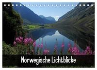 Norwegische Lichtblicke (Tischkalender 2026 DIN A5 quer), CALVENDO Monatskalender