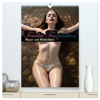 Feuchte Faszination - Wasser und Weiblichkeit (hochwertiger Premium Wandkalender 2026 DIN A2 hoch), Kunstdruck in Hochglanz