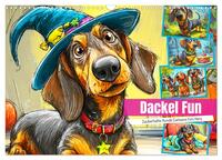 Dackel Fun. Zauberhafte Hunde Cartoons fürs Herz (Wandkalender 2026 DIN A3 quer), CALVENDO Monatskalender