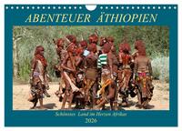 Abenteuer Äthiopien (Wandkalender 2026 DIN A4 quer), CALVENDO Monatskalender