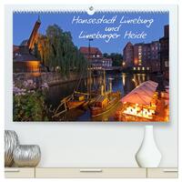 Hansestadt Lüneburg und Lüneburger Heide (hochwertiger Premium Wandkalender 2026 DIN A2 quer), Kunstdruck in Hochglanz