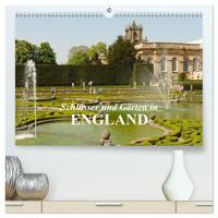 Schlösser und Gärten in England (hochwertiger Premium Wandkalender 2025 DIN A2 quer), Kunstdruck in Hochglanz