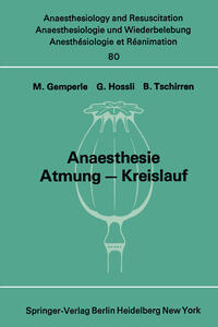 Anaesthesie Atmung — Kreislauf