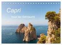 Capri, Insel der Sehnsucht (Tischkalender 2026 DIN A5 quer), CALVENDO Monatskalender