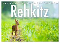 Rehkitz - Flinke kleine Bambis. (Tischkalender 2025 DIN A5 quer), CALVENDO Monatskalender