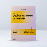 Gedächtnistraining in 10 Themen / , Band 1 / Gedächtnistraining in 10 Themen, Kopiervorlagen zu Band 1